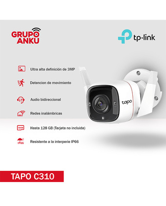 Tiendas EFE Cámara de seguridad tp-link wifi full hd 1080p oferta