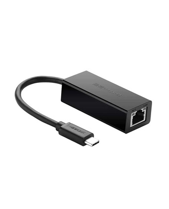 Tiendas EFE Adaptador de internet ugreen tipo c ethernet 10/100/1000mbps oferta