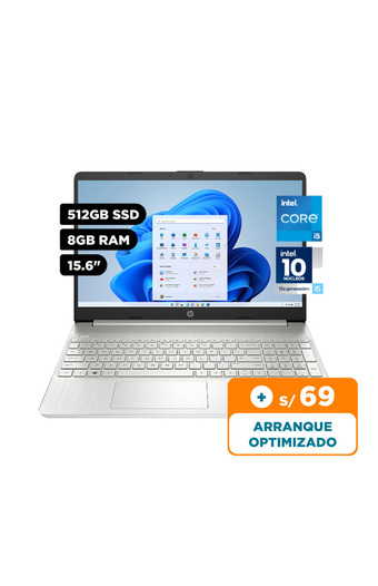 Tiendas EFE Laptop hp 15,6 fhd core i5 8gb 512gb 15-dy5000la_me oferta