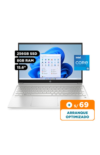 Tiendas EFE Laptop hp 15,6 hd core i5 8gb 256gb 15-eg0500la_me oferta