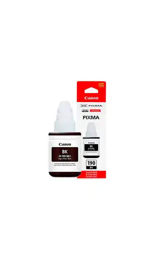 Tiendas EFE Botella de tinta canon gi-190bk negro oferta