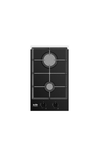 Tiendas EFE Encimera a gas sole vidrio templado solco061 s-collection oferta