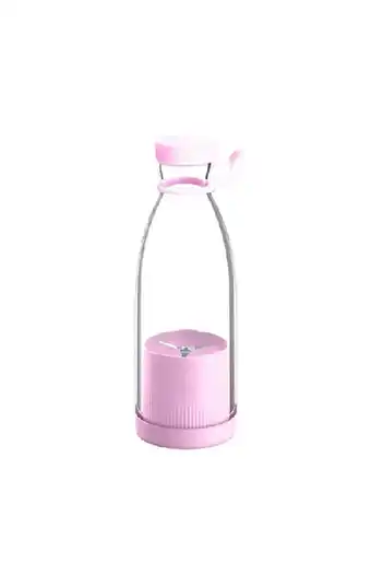 Tiendas EFE Licuadora portátil mini juice 420ml recargable a-759 rojo oferta