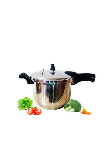 Tiendas EFE Olla a presión de acero inoxidable de 9lt megamom oferta