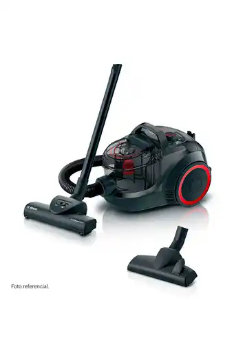 Tiendas EFE Aspiradora sin bolsa bosch 2000w bgs21wpow negro oferta
