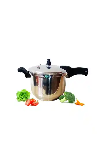 Tiendas EFE Olla a presión de acero inoxidable 4lt megamom oferta