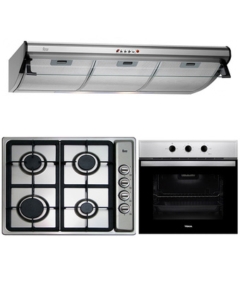 Tiendas EFE Tricombo teka cocina empotrable 60cm + campana tradicional c9310 + horno hbb 535 oferta