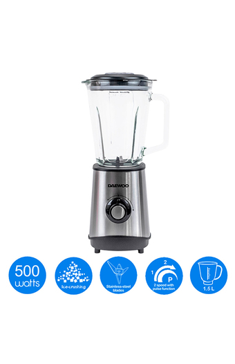 Tiendas EFE Licuadora daewoo 1.5lt 2v dbl-922 plateada oferta