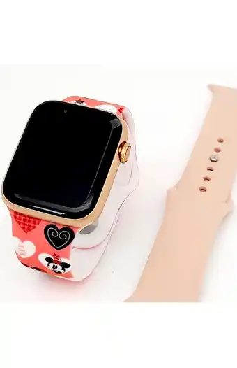 Tiendas EFE Correa para apple watch 42mm / 44mm / 45mm versión mickey rosado oferta
