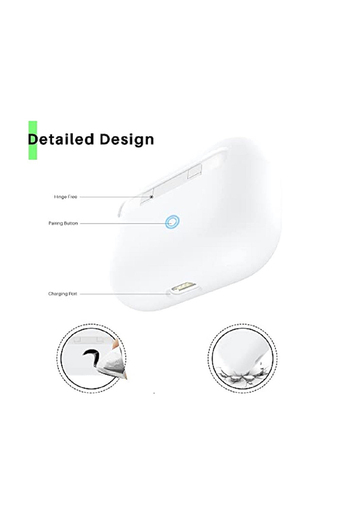 Tiendas EFE Case de silicona para airpods pro blanco oferta