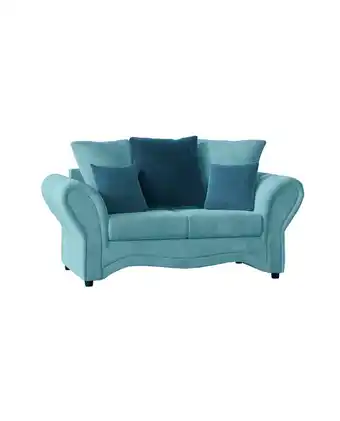 Tiendas EFE Sofá 2 cuerpos home premium lasso azul oferta