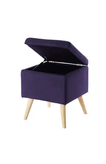 Tiendas EFE Puff home premium bamby baúl morado oferta