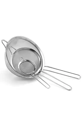 Tiendas EFE Juego de 3 coladores de malla fina cuisinart oferta