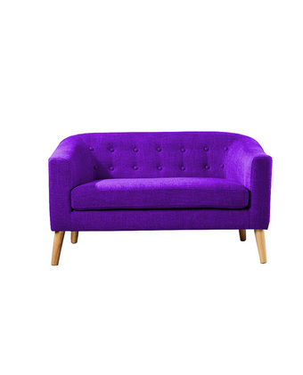 Tiendas EFE Sofá 2 cuerpos home premium viviana morado oferta