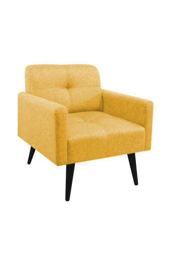 Tiendas EFE Sillón home premium cristy amarillo oferta