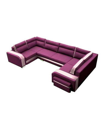 Tiendas EFE Seccional home premium + puff home premium anastasia guinda oferta
