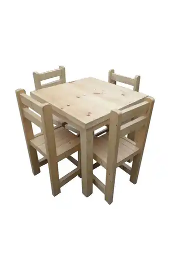 Tiendas EFE Juego de comedor decohome michess + 4 sillas oferta