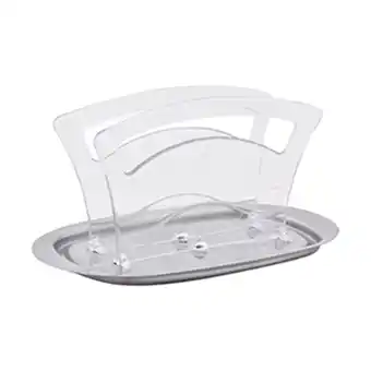 Tiendas EFE Servilletero duo de acero y tritan facusa oferta