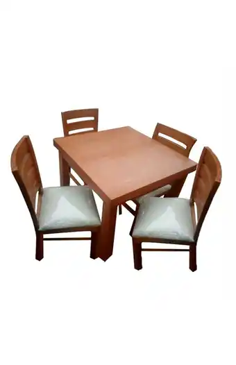 Tiendas EFE Juego de comedor decohome veico + 4 sillas oferta
