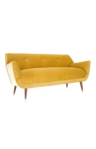 Tiendas EFE Sofá 3 cuerpos falotih owen amarillo oferta