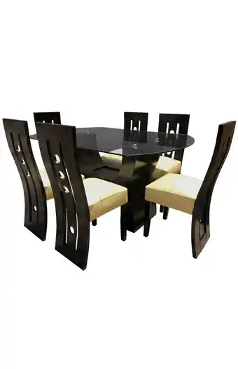 Tiendas EFE Comedor decohome sol + 6 sillas oferta
