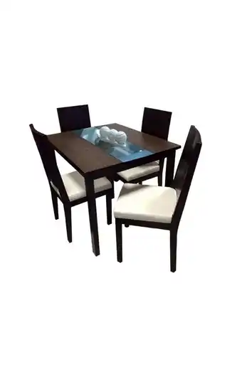Tiendas EFE Comedor decohome gpr + 4 sillas oferta