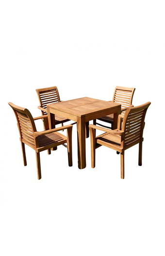 Tiendas EFE Juego de comedor falotih de terraza 4 personas cirilo oferta