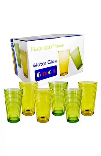 Tiendas EFE Pack de vasos de 440ml x6 el gran bazaar 3 verdes + 3 caramelo oferta