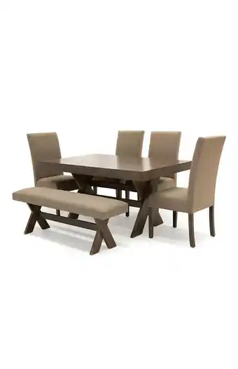 Tiendas EFE Juego de comedor falotih 6 sillas isan oferta