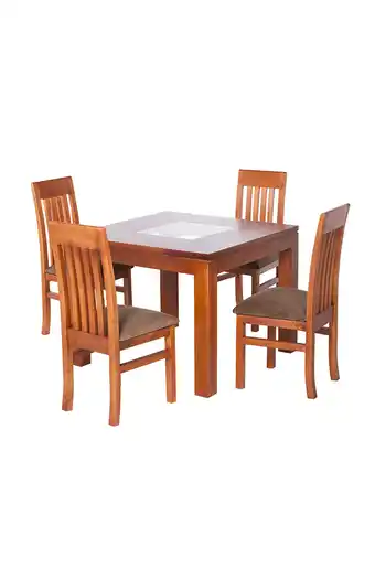 Tiendas EFE Juego de comedor falotih 4 sillas marvin oferta