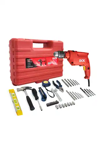 Tiendas EFE Taladro percutor 500w + 40 accesorios dck oferta