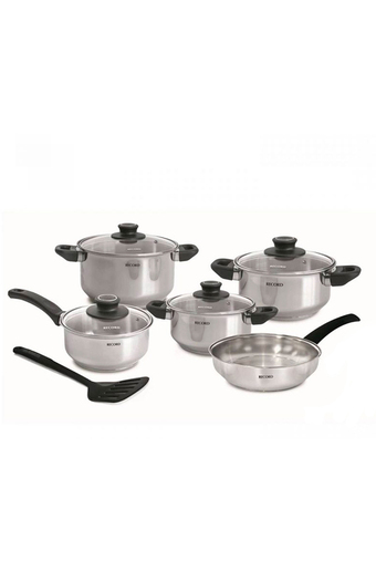 Tiendas EFE Juego de ollas de acero inoxidable de 10pzs record siena oferta