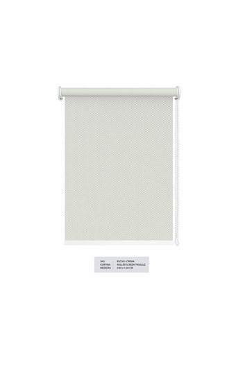 Tiendas EFE Cortina roller screen decora & muebles trasluz crema oferta