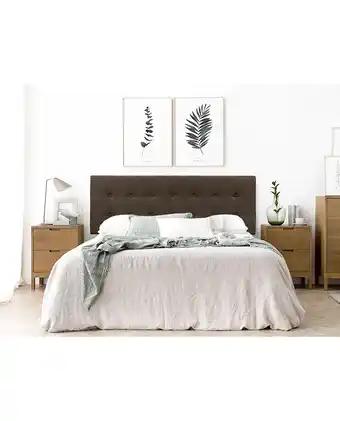 Tiendas EFE Cabecera flotante villa hogar cube queen chocolate oferta