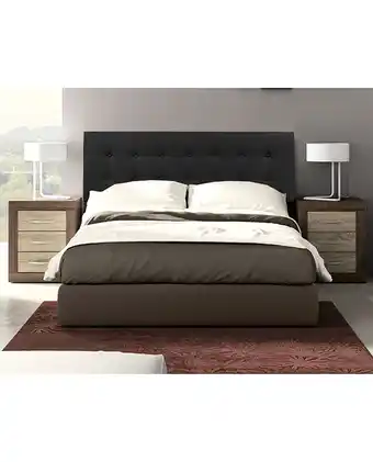 Tiendas EFE Cabecera flotante villa hogar cube king negro oferta