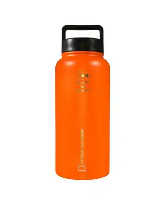 Tiendas EFE Botella metálica de 960ml national geographic naranja oferta