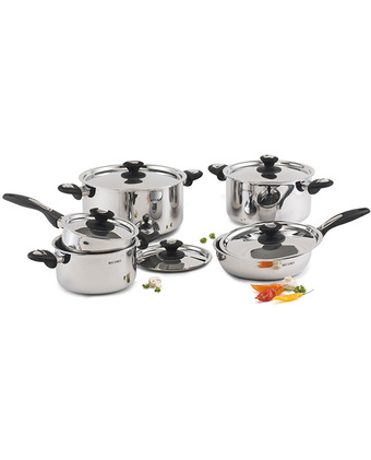 Tiendas EFE Juego de ollas de acero inoxidable de 10pzs record marquesa oferta