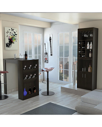 Tiendas EFE Combo 1 tuhome: bar + mesa syrah wengue oferta