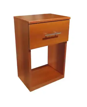 Tiendas EFE Velador de 1 cajón muebles yanira cedro oferta