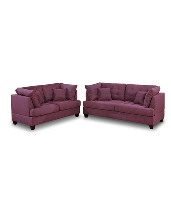 Tiendas EFE Juego de sala 3 2 home premium niccola uva oferta