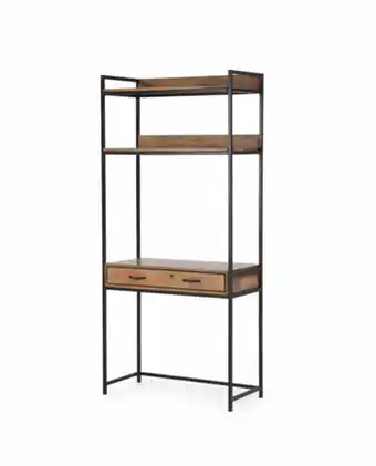 Tiendas EFE Escritorio yolodecoro modular lomond negro oferta