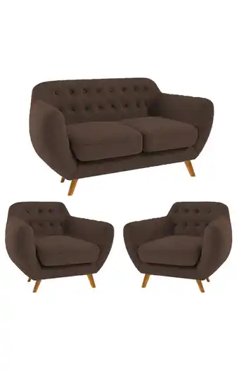 Tiendas EFE Juego de sala 2-1-1 falotih valentino flth047m oferta