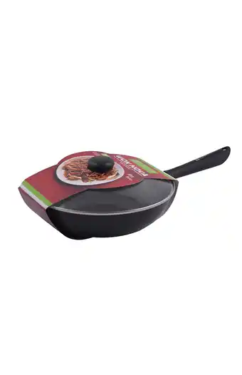 Tiendas EFE Sartén wok de 30cm facusa con tapa de vidrio oferta