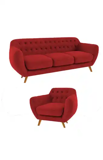 Tiendas EFE Juego de sala 3-1 falotih valentino flth055r oferta