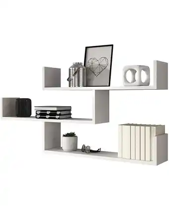 Tiendas EFE Repisa decorativa muebles gaudi fssi blanco oferta