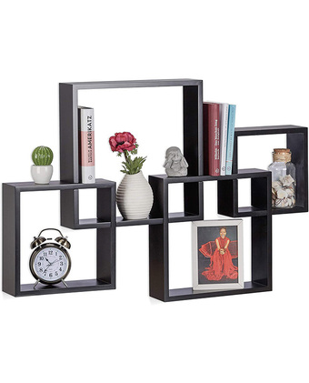 Tiendas EFE Repisa decorativa muebles gaudi formi negro oferta