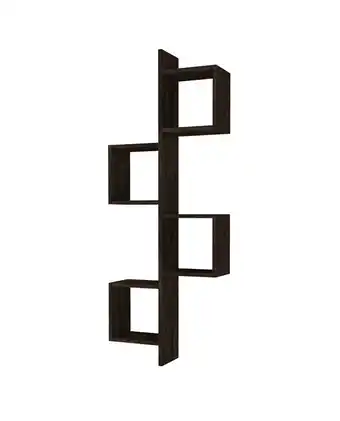 Tiendas EFE Repisa decorativa muebles gaudi ferni marron oferta