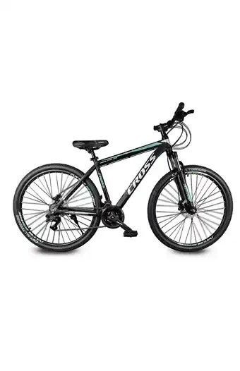Tiendas EFE Bicicleta montañera cross 29 24v negro y turquesa oferta