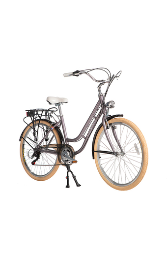 Tiendas EFE Bicicleta jeff venecia aro 26 full aluminio lila platinado oferta