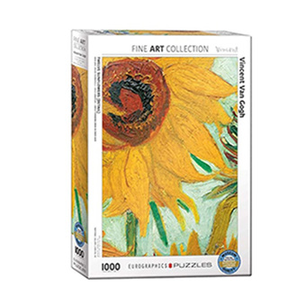 Tiendas EFE Rompecabezas de 1000pzs eurographcis van gogh sunflowers detail oferta